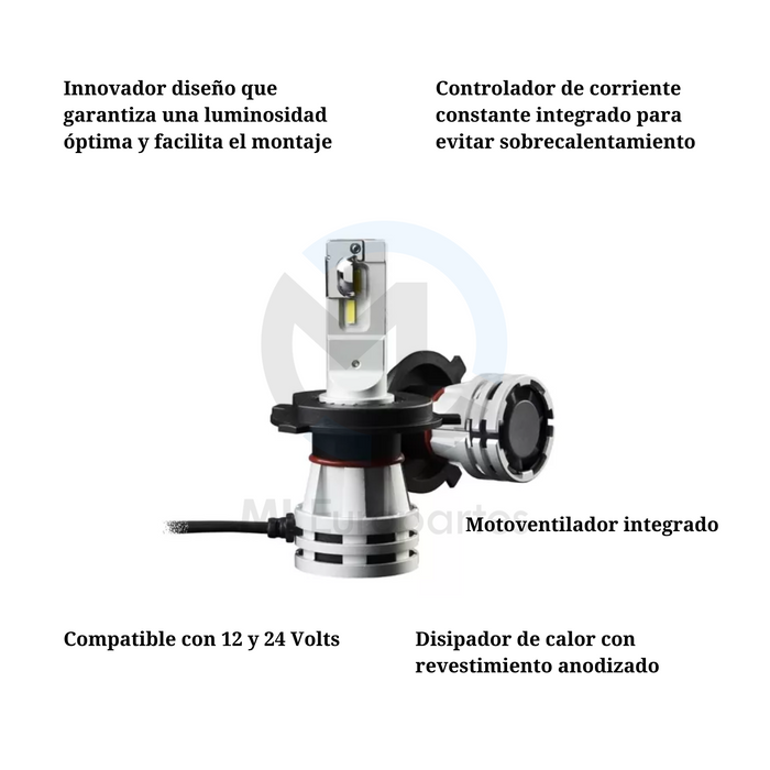 Kit de Focos Led H4 Hella