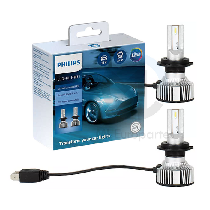 Kit de Focos Led H7 Philips Ultinon Essential