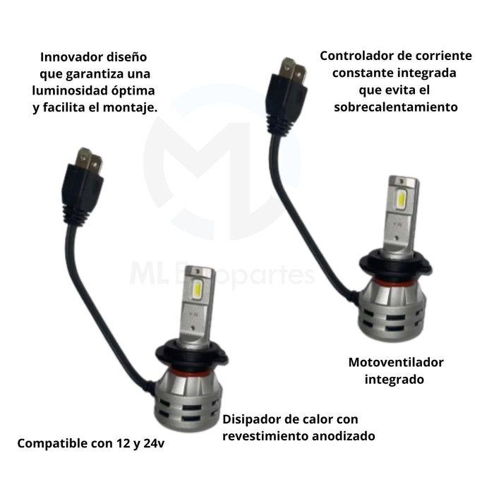 Kit de Focos Led H7 Hella