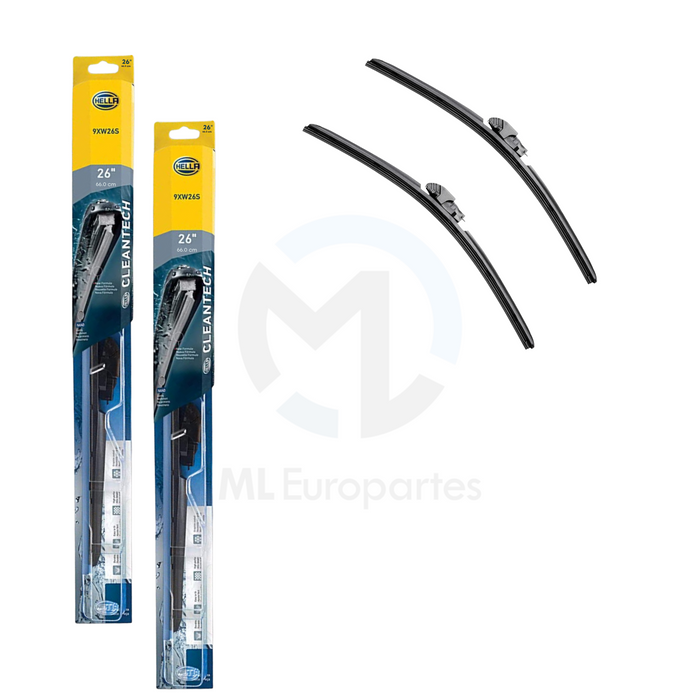 Juego de Plumas Limpiaparabrisas 26 y 26 Pulgadas, marca HELLA